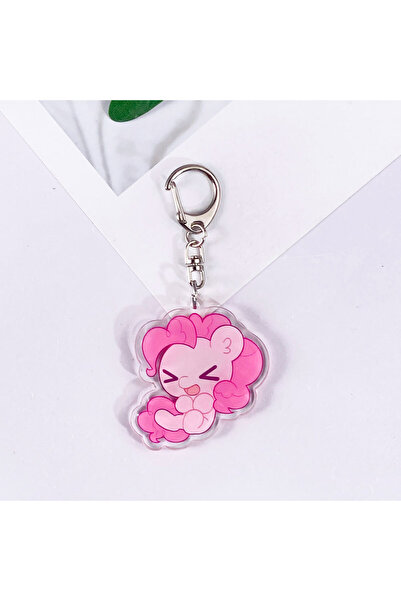 Miniso 5 cm 2 Cartoon Characters My Little Pony Cute Car Keychain Accessories...