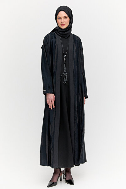 Setrms Şal Yaka Kap İç Elbiseli Tunik