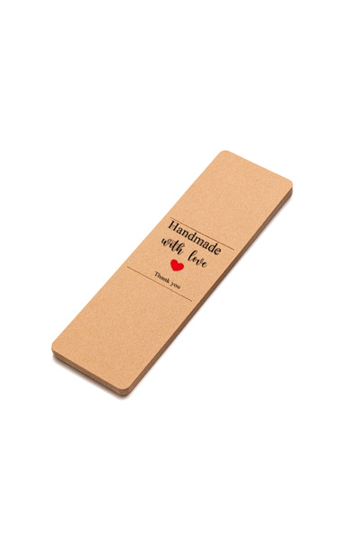 Choice 30 قطعة على شكل قلب، 30 قطعة حامل فواصل كتب من الراتنج، 4.5 × 15 سم، أكمام كرافت، بطاقات عرض للتغليف، صغير