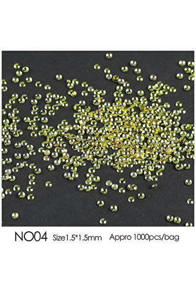 Choice Golden-1.5mm About 1000pc Nail Art Mini Stainless Steel Metal Bead Hol...