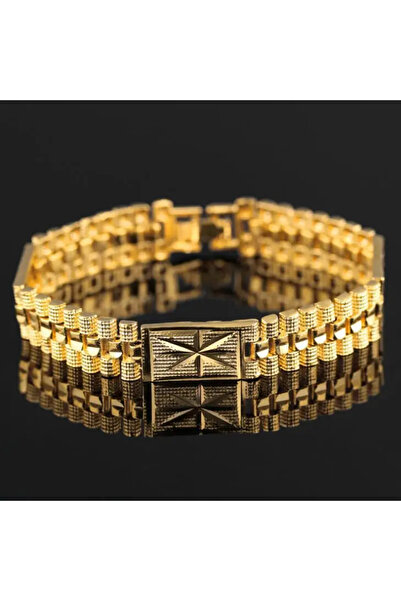 Choice سوار YC3033-1 عصري جديد كلاسيكي مطلي بالذهب عيار 18 قيراطًا، سوار ذهبي...