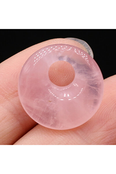 Choice قلادتان من الكوارتز الوردي الطبيعي، قطعتان من أحجار اللازورد المستديرة...