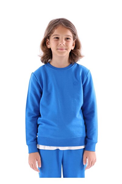 Ozmoz By Mukadder Özden Soft Bamboo Fabric Fleece-Lined Cobalt Blue Winter Bo...