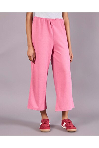 REDTAG Senior Girls Pink Jacquard Culottes