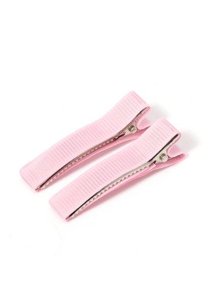 Choice6 20pcs 5cm Pink 20 Pieces 5cm 3.5cm Color Full Wrap Cloth Hair Clip Ba...
