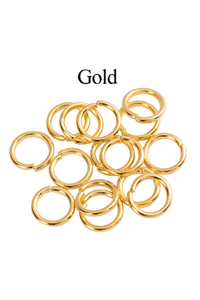 Choice حلقات معدنية مفتوحة أحادية الحلقة ذهبية اللون، 3 مم، 200 قطعة/مجموعة، ...