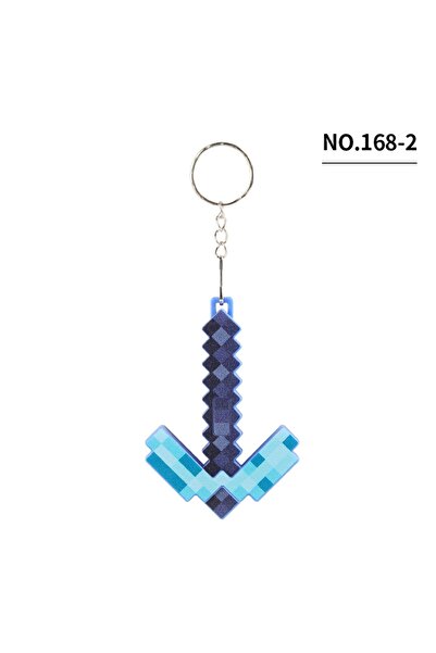 Choice No.168-5 Luminous Pixel Keyring with Light Glow Keychain Toy‌ Gift