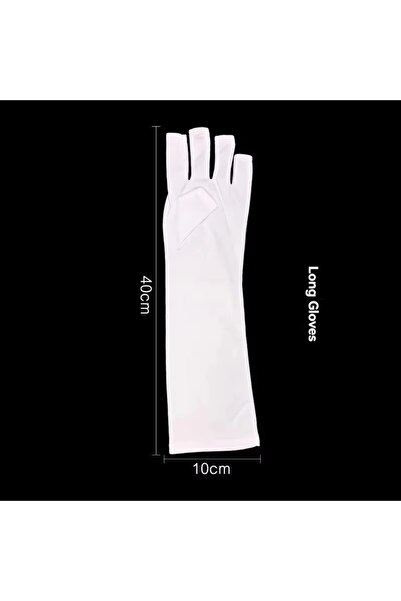 Choice قفازات جل واقية من الأشعة فوق البنفسجية بلون عاجي، قفازات احترافية لحم...