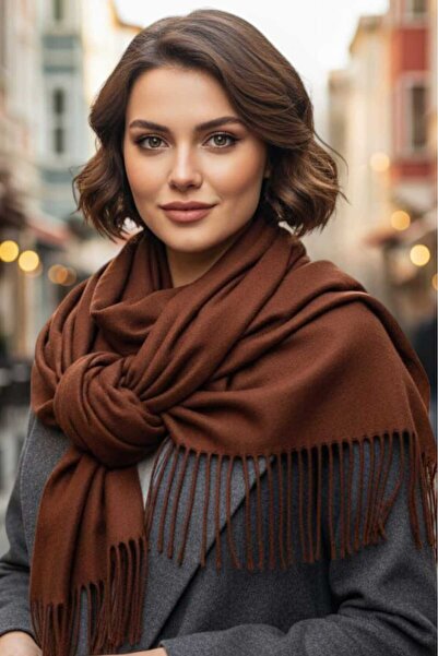 Mood Agenda Women's Soft Textured Four Seasons Wearable Vegan Pashmina Shawl Scarf