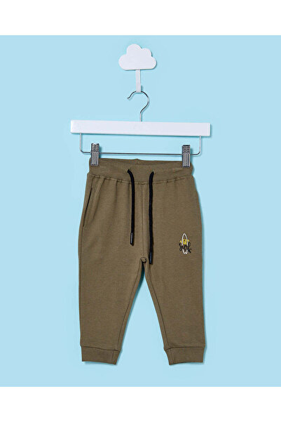 REDTAG بنطال رياضي أساسي زيتوني للأولاد الرضع
