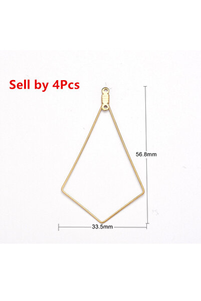 Choice Gold Conical 4pcs 4-10pcs Stainless Steel Ear Wire Earring Hooks Hoop Connector Diy Earrings Accesso