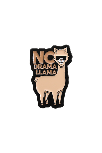 Choice دبابيس مينا على شكل لاما، تصميم بدون دراما، قبلة على ألبكة، ألبكة كرتو...