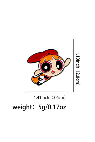 Miniso ١٨ دبوسًا من المينا بتصميم شخصيات كرتونية لطيفة، مناسبة للأخوات، يمكن ...