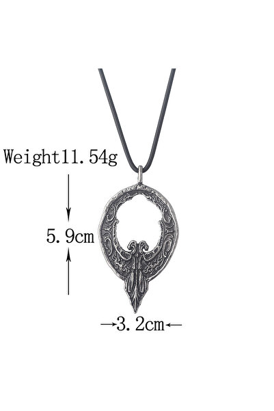 Choice قلادة لعبة Bloodborne N00733-01، من دعائم اللعبة، نسر برأسين، عجلات، ه...