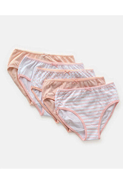 REDTAG مجموعة ملابس داخلية مطبوع متنوعة للبنات (عبوة من 5 قطع)