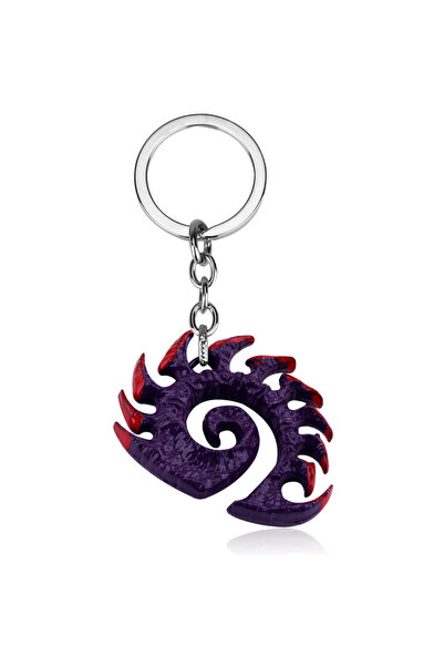 Choice k422 Game Starcraft Pendant Keychain ZERG Emblem Key Chain Llaveros St...