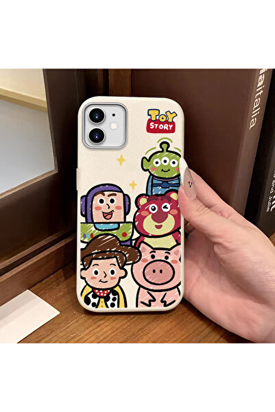 ucuc جراب سيليكون متوافق مع هاتف iPhone 11، مصنوع من الجلد الأبيض، يحمي الكام...