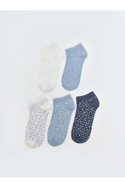 LC Waikiki Patterned Women's Booties Socks 5-Pack