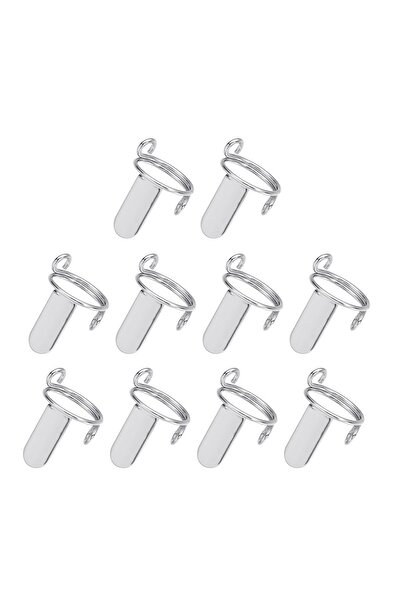 Choice Upgraded Silver New Nail Rings Fingertip Nail Rings for False Nail Wom...