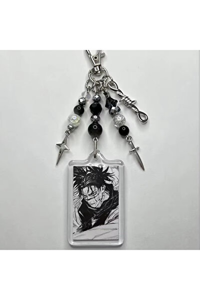 Choice black Fashion Choso Keychains Cute Jewellery Handmade Y2K Key Ring Jew...