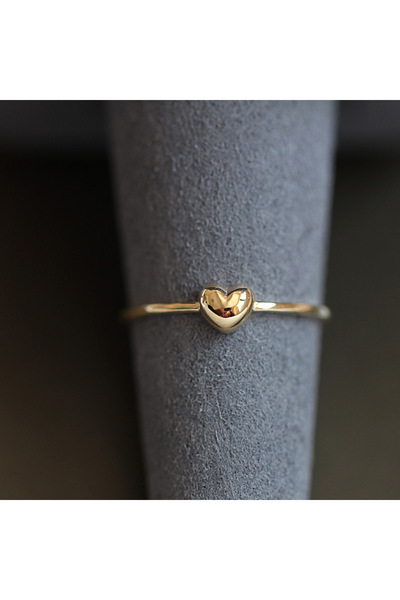 Choice خاتم قابل للتعديل ZB3130-1 2025 بتصميم عصري جديد على شكل قلب ذهبي اللو...