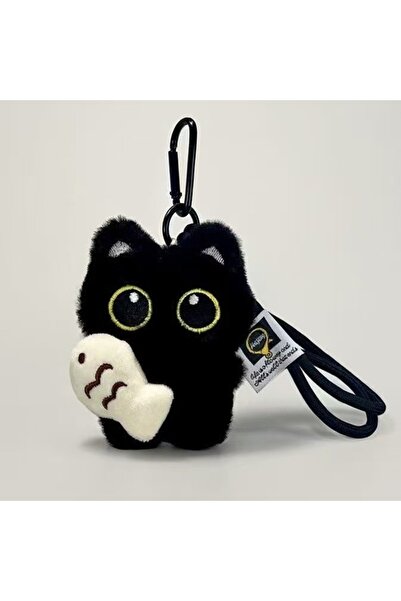 Choice Style 11 Cute Scarf Black Cat Plush Keychain Camera Shoulder Bag Bag C...