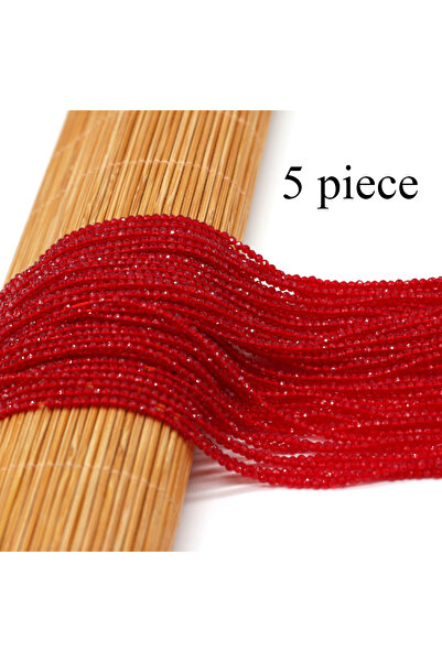 Choice Big Red Big Red 5piece 2mm Big Red Natural Stone Semi-precious Spinel Loose Bead Gift for Jewelry Ma