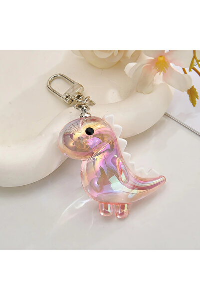 Choice Pink Colorful and Cute Little Dinosaur Acrylic Keychain, Fashionable a...