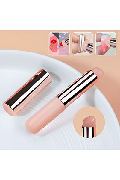 Choice فرشاة سيليكون وردية اللون رقم 1 لتزيين الأظافر، قابلة لإعادة الاستخدام...