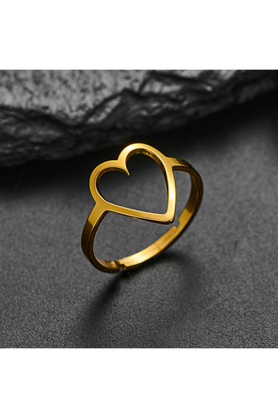 Choice resizable 323G Minimalist Jewelry Geometric Finger Ring Stainless Stee...