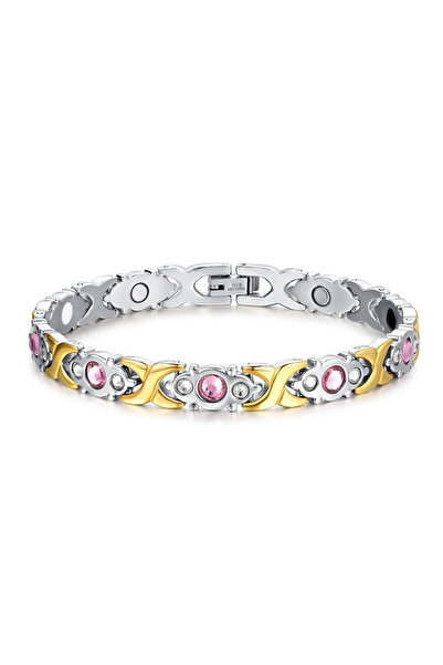 Choice أساور مغناطيس عصرية ذهبية وفضية بأربعة ألوان لفقدان الوزن، مجوهرات تنح...