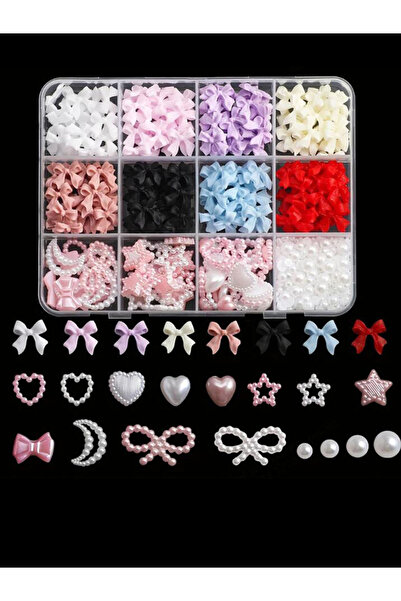 Choice ZB130-1 12 قطعة زينة أظافر ثلاثية الأبعاد من الراتنج المختلط على شكل ف...