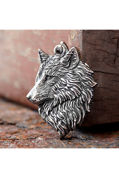 Choice قلادة بسلسلة بتصميم جديد من الفولاذ المقاوم للصدأ 316L، قلادة رأس ذئب ...