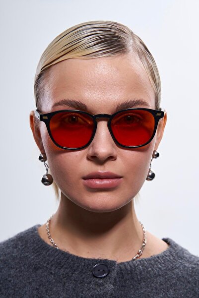 Bilge Karga Lucien Black Orange Circusian Balance Glasses