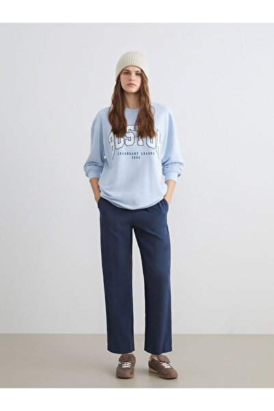 LC Waikiki Modal Blended Women's Trousers with Elastic Waist