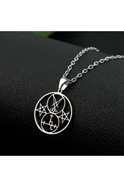 Miniso قلادة كلاسيكية N272، الجانب الشيطاني من لوسيفر، ليليث، قلادة شيطانية، ...