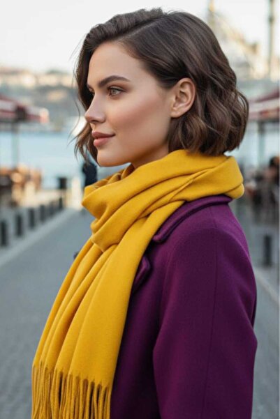 Mood Agenda Women's Soft Textured Four Seasons Wearable Vegan Pashmina Shawl Scarf