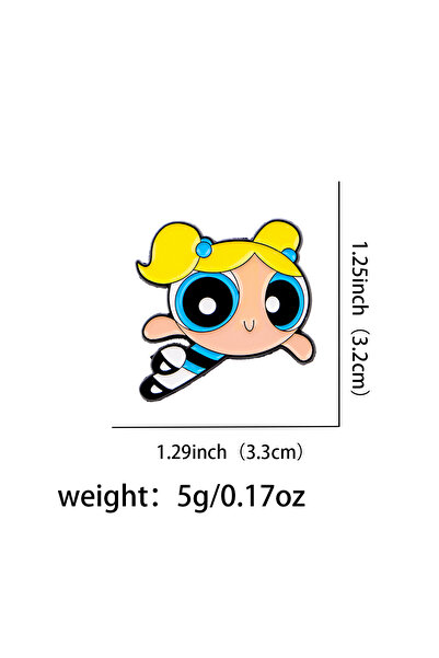 Miniso ١٦ دبوسًا من المينا بتصميم شخصيات كرتونية لطيفة، مناسبة للأخوات، يمكن ...