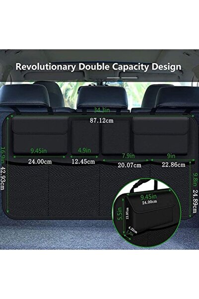 Arabest منظم صندوق السيارة - الجيل الثالث [ترقية 8 مرات] منظم تعليق فائق السعة للسيارة، مزود بـ