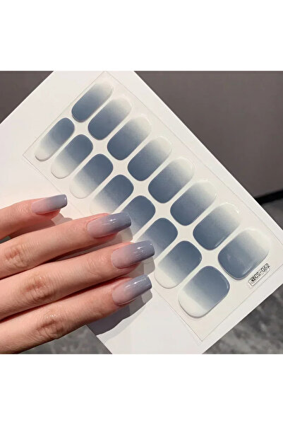 Choice ملصقات أظافر جل شبه معالجة CS-62 2025، لون موحد، أطراف أظافر شبه مخبوز...