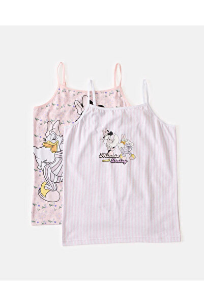 REDTAG صدرية مطبوعة برسومات ميني وديزي للفتيات الكبيرات (عبوة من قطعتين)