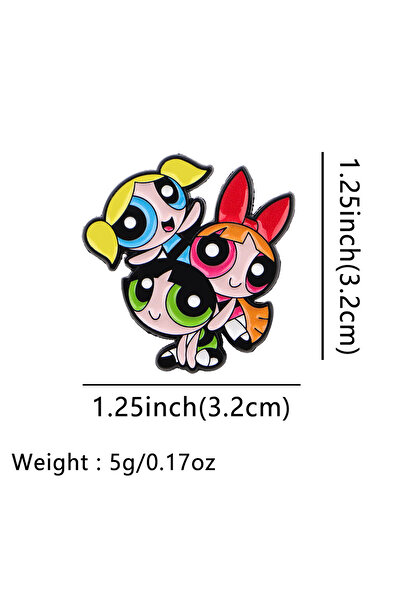 Miniso 15 دبوسًا من المينا بتصميم شخصيات كرتونية لطيفة، مثالية للأخوات، يمكن استخدامها كدبابيس للسترات أو حقائب الظهر أو الملابس أو كدبابيس أنمي.