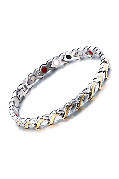 Choice سوار YA0660-4 كلاسيكي للنساء، بلون نحاسي، مرصع بفيروز صناعي، حجر أزرق،...