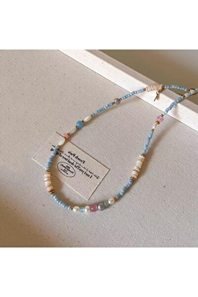 Choice A1 〔YY110〕Natural Stone Freshwater Pearl Collar Chain Necklace For Wom...