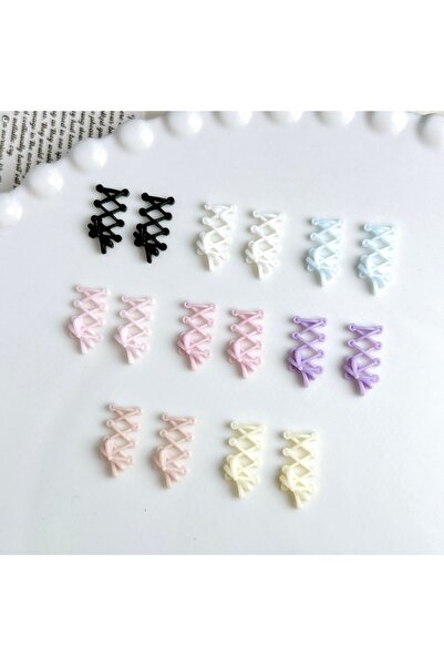 Choice مجموعة متنوعة من 30 قطعة من زينة الأظافر الراتنجية المبتكرة الجديدة عل...