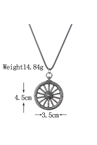 Choice قلادة لعبة Bloodborne N00733-02، من دعائم اللعبة، نسر برأسين، عجلات، ه...