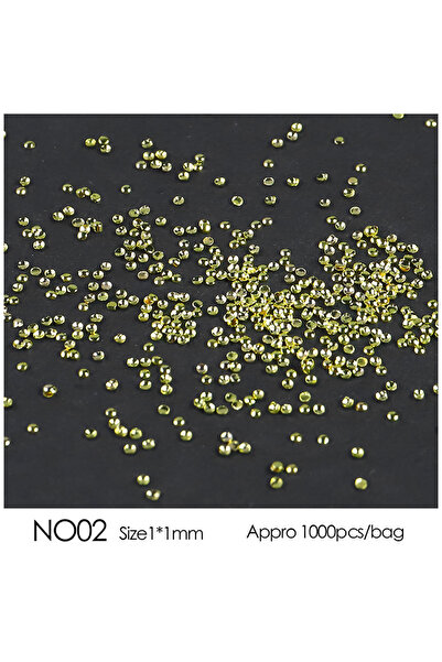 Choice Golden-1.0mm About 1000pc Nail Art Mini Stainless Steel Metal Bead Hol...