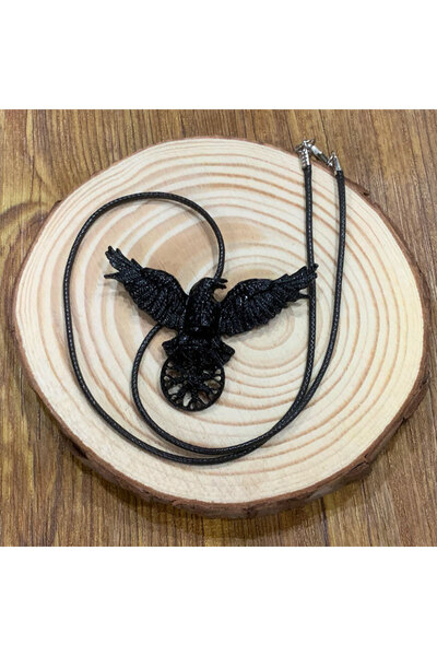 Choice black-1 Retro Gothic Mystical Vintage Eagle Pendant Viking Mystical Sy...