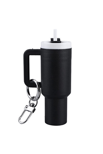 Choice Black 1pc 6-1pcs Creative Mini Cup Keychain Pendant Chapstick Holder F...