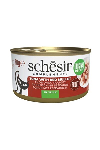 Tamamlayıcı Ton Ve Barbun Balıklı Jöle İçinde Kedi Konservesi 70G